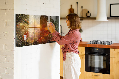 Painel magnético Abstração de especiarias