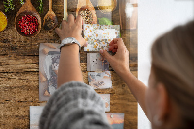 Painel magnético colheres de especiarias