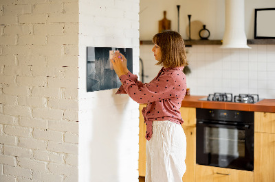 Quadro magnético de parede Abstração de metal