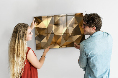 Quadro magnético decorativo Triângulos abstratos