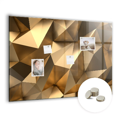 Quadro magnético decorativo Triângulos abstratos