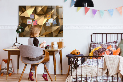 Quadro magnético decorativo Triângulos abstratos