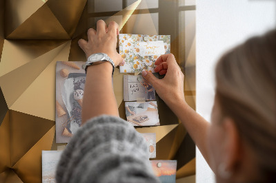 Quadro magnético decorativo Triângulos abstratos