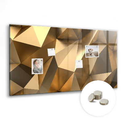 Quadro magnético decorativo Triângulos abstratos