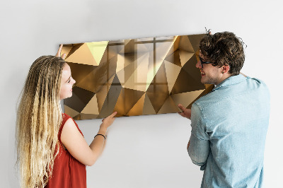 Quadro magnético decorativo Triângulos abstratos