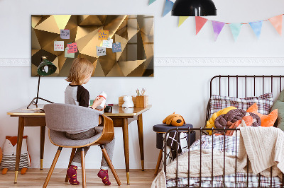 Quadro magnético decorativo Triângulos abstratos