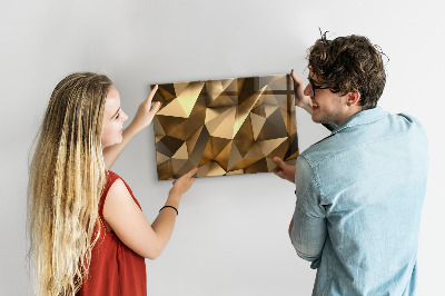 Quadro magnético decorativo Triângulos abstratos