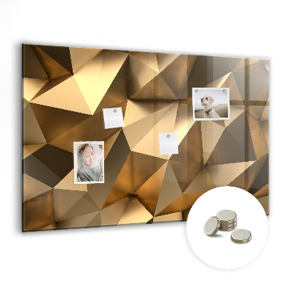 Quadro magnético decorativo Triângulos abstratos