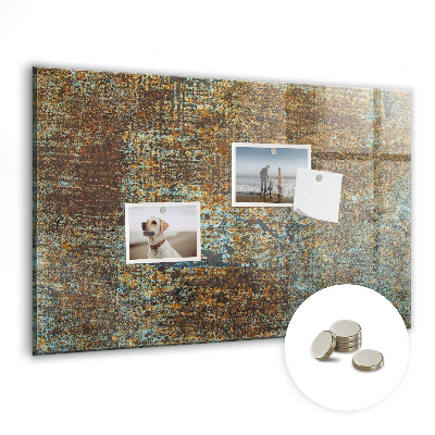 Quadro magnético decorativo Ferrugem em metal