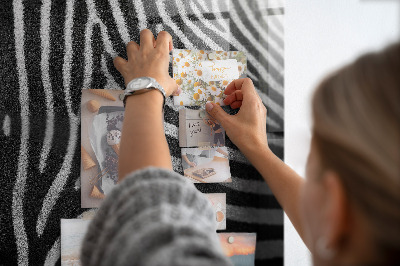 Painel magnético Padrão de zebra
