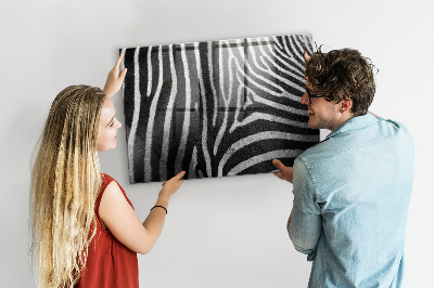Painel magnético Padrão de zebra
