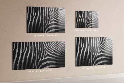 Painel magnético Padrão de zebra