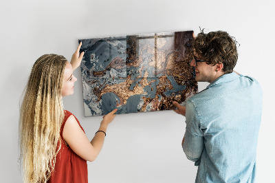Quadro magnético de parede Mármore decorativo