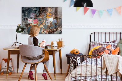 Quadro magnético de parede Mármore decorativo