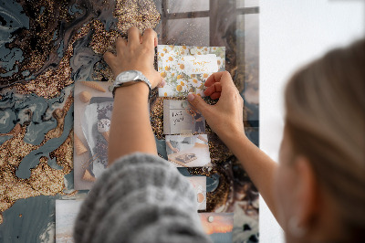 Quadro magnético de parede Mármore decorativo