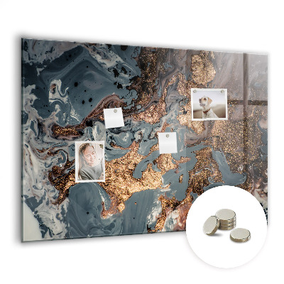 Quadro magnético de parede Mármore decorativo