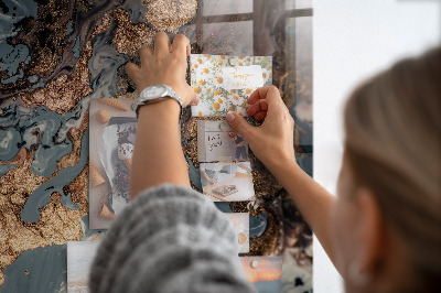 Quadro magnético de parede Mármore decorativo