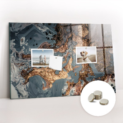 Quadro magnético de parede Mármore decorativo