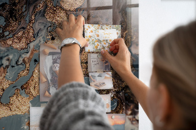 Quadro magnético de parede Mármore decorativo