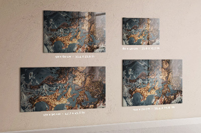 Quadro magnético de parede Mármore decorativo