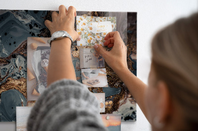 Quadro magnético de parede Mármore decorativo