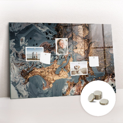 Quadro magnético de parede Mármore decorativo