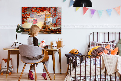 Quadro magnético de parede Torre Eiffel