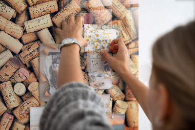 Quadro magnético de parede Rolhas de vinho