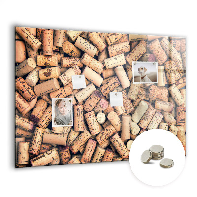 Quadro magnético de parede Rolhas de vinho