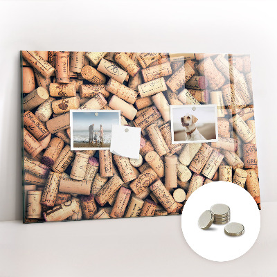 Quadro magnético de parede Rolhas de vinho