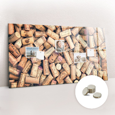 Quadro magnético de parede Rolhas de vinho