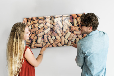 Quadro magnético de parede Rolhas de vinho