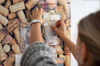 Quadro magnético de parede Rolhas de vinho