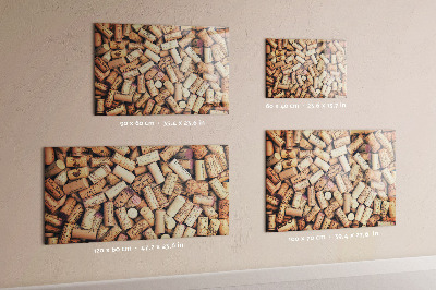 Quadro magnético de parede Rolhas de vinho