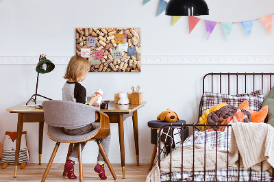 Quadro magnético de parede Rolhas de vinho