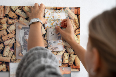 Quadro magnético de parede Rolhas de vinho
