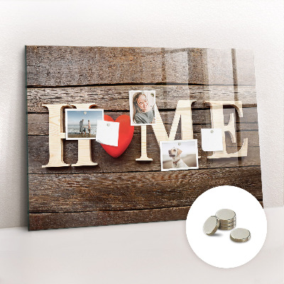 Quadro magnético decorativo A inscrição 