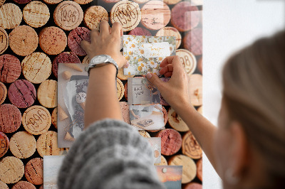 Quadro magnético decorativo Rolhas de vinho