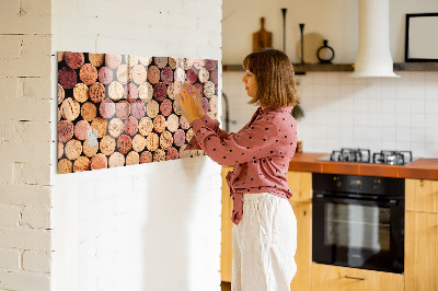 Quadro magnético decorativo Rolhas de vinho