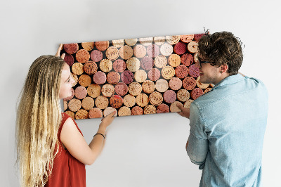 Quadro magnético decorativo Rolhas de vinho