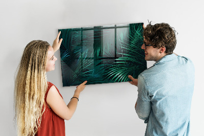 Painel magnético Folhas tropicais