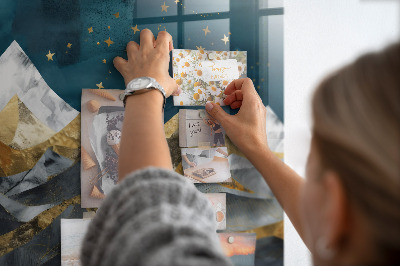 Quadro magnético decorativo Montanhas à noite