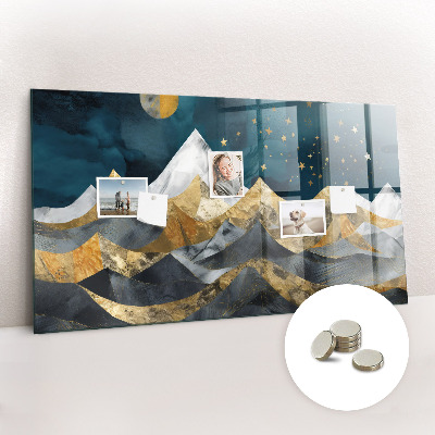Quadro magnético decorativo Montanhas à noite