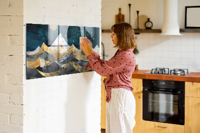 Quadro magnético decorativo Montanhas à noite