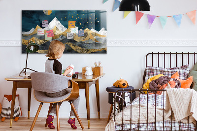 Quadro magnético decorativo Montanhas à noite