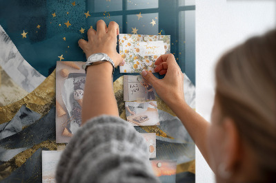 Quadro magnético decorativo Montanhas à noite