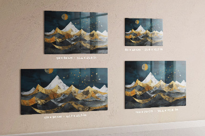 Quadro magnético decorativo Montanhas à noite