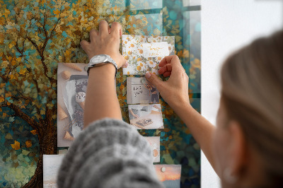 Quadro magnético decorativo Árvore de mosaico