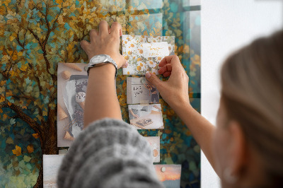 Quadro magnético decorativo Árvore de mosaico