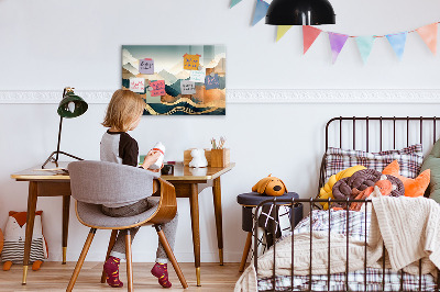 Quadro magnético de parede Paisagem montanhosa